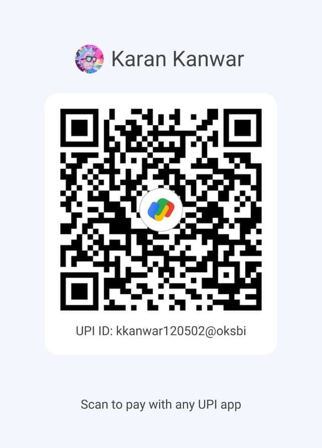 UPI QR Code for donations